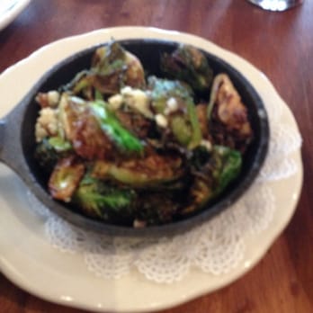 Ted's Bulletin Reston - Bacon(?) and bleu cheese brussel sprouts. (Neither of us could taste the bacon at all.) - Breakfast & Brunch Near Me - Reston, Virginia Ted's Bulletin Reston - Bacon(?) and bleu cheese brussel sprouts. (Neither of us could taste the bacon at all.) - Breakfast & Brunch Near Me - Reston, Virginia