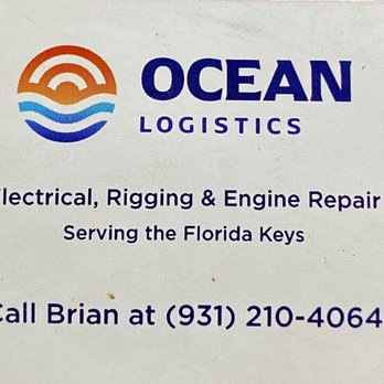 Ocean Logistics - Front of business card - Boat Repair Near Me Ocean Logistics - Front of business card - Boat Repair Near Me