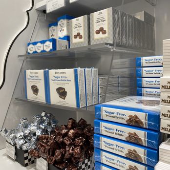 See's Candies - Sugar Free section and they have candy bars at checkout as well - Candy Stores Near Me - Valencia, California See's Candies - Sugar Free section and they have candy bars at checkout as well - Candy Stores Near Me - Valencia, California