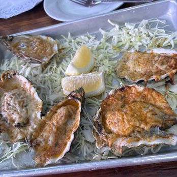 Redondo Beach Grill - Grilled oysters 6 for 26 - American Near Me - Redondo Beach, California Redondo Beach Grill - Grilled oysters 6 for 26 - American Near Me - Redondo Beach, California