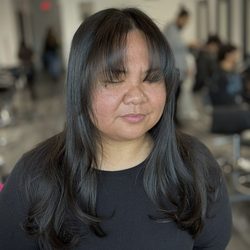 JM Hair Gallery - Long layers with bangs By David (702) 890-0963 directly and IG @davidrobledohair