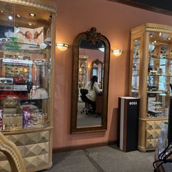 A Visual Affair - Wall of glasses options. Lots to chose from on the other side as well.