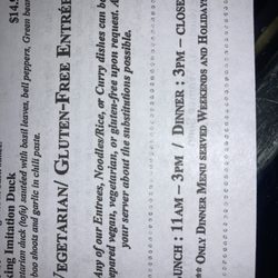 Bangkok Cafe - "Anything on the menu can be made vegan"