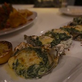 Morton's The Steakhouse - Appetizers - Oyster Rockefeller very yummy and good size oysters. Price $20.50 (comes with 6pcs of oysters) - Steakhouses Near Me - Honolulu, Hawaii Morton's The Steakhouse - Appetizers - Oyster Rockefeller very yummy and good size oysters. Price $20.50 (comes with 6pcs of oysters) - Steakhouses Near Me - Honolulu, Hawaii