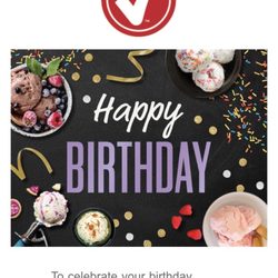 Make sure you sign up for birthday rewards online, I'll be using my rewards for my birthday on Thursday!