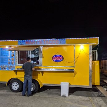 Mary's Tacos - Bright yellow food truck. Can't miss it - Tacos Near Me