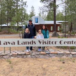 Entrance to Lava Lands Visitor Center. Entrance to Lava Lands Visitor Center.