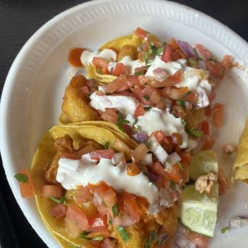 Baja King Fish Tacos - I enjoyed myself some shrimp tacos 10 out of 10 flavor is good - Tacos Near Me - San Bernardino, California Baja King Fish Tacos - I enjoyed myself some shrimp tacos 10 out of 10 flavor is good - Tacos Near Me - San Bernardino, California