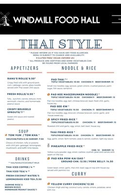 Menu photo 6 Thai Style Carlsbad, CA