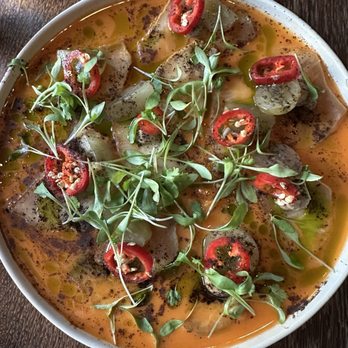 Parche - Tiradito is another great vegan option - Colombian Near Me - Oakland, California