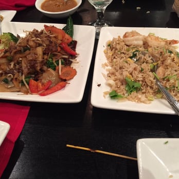 Ruby Of Siam - Drunken Noodle and Shrimp Fried Rice - Thai Near Me - Highland Park, Illinois Ruby Of Siam - Drunken Noodle and Shrimp Fried Rice - Thai Near Me - Highland Park, Illinois