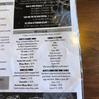 Dave's Pizza Garage - Wings - Pizza Near Me - Tallahassee, Florida Dave's Pizza Garage - Wings - Pizza Near Me - Tallahassee, Florida
