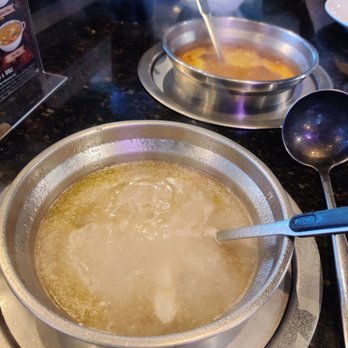 Kim's Korean BBQ Restaurant - Pork bone hot pot. Just enough flavor. - Korean Near Me - Jacksonville, Florida Kim's Korean BBQ Restaurant - Pork bone hot pot. Just enough flavor. - Korean Near Me - Jacksonville, Florida