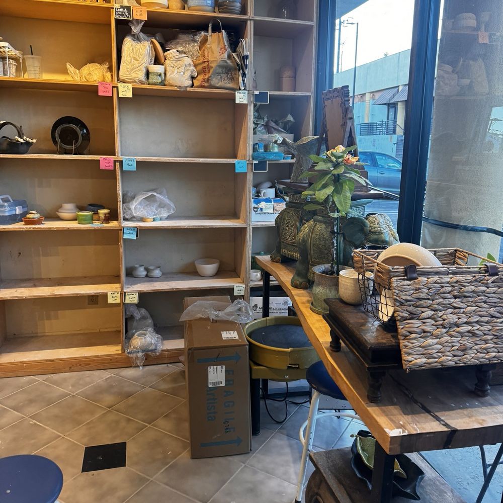 Clay Play & Arts - Shelves - Paint-Your-Own Pottery Near Me - Northridge, California