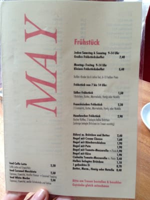 Menu photo 3 Café May Hamburg, HH