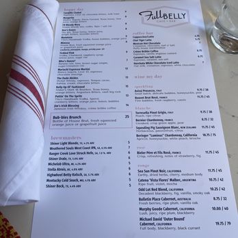 Full Belly - Menu - Breakfast & Brunch Near Me - San Antonio, Texas Full Belly - Menu - Breakfast & Brunch Near Me - San Antonio, Texas
