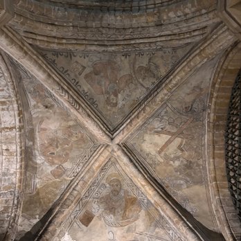 Dunfermline Abbey - Ceiling inside the Abbey Nave - Landmarks & Historical Buildings Near Me - Dunfermline, FIF