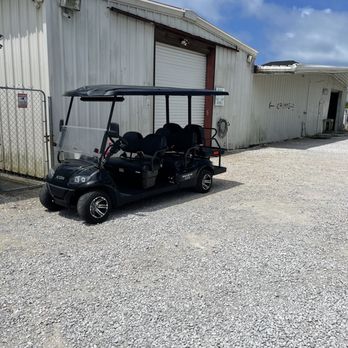 Beach Better - Black Electric Six-Seater! - Golf Cart Rentals Near Me - Miramar Beach, Florida