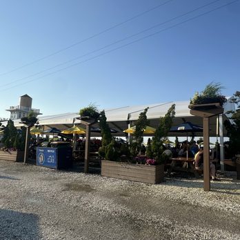 The Boatyard - Outdoor covered area with bar - Beer Gardens Near Me - Stafford Township, New Jersey