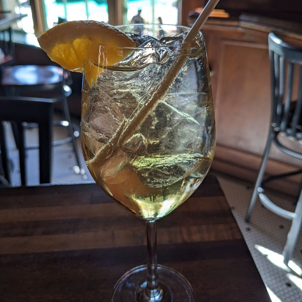 Merchants Pub & Plate - Amaretti Spritz - New American Near Me - Lawrence, Kansas Merchants Pub & Plate - Amaretti Spritz - New American Near Me - Lawrence, Kansas
