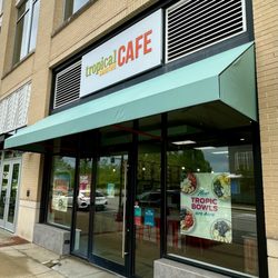 Tropical Smoothie Cafe - Front entrance to restaurant