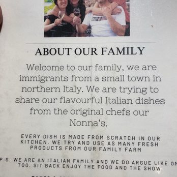 Gusto Ferrari - Family history - Pizza Near Me - Penticton, British Columbia