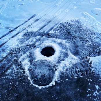 Echo Reservoir - An abandoned ice fishing hole! - Recreation Centers Near Me - Coalville, Utah