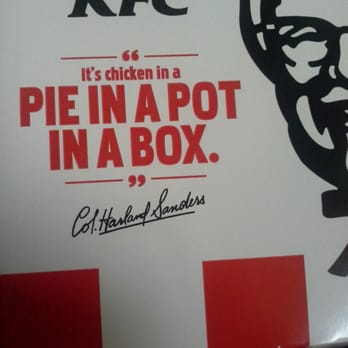 KFC - KFC Chicken Pot Pie - Fast Food Near Me - Tonawanda, New York