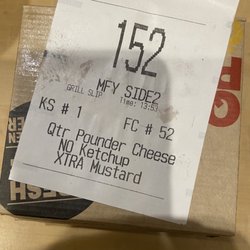 McDonald's - As ordered.....