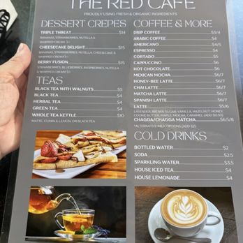 The Red Cafe - Menu - Hookah Bars Near Me - Glendora, California