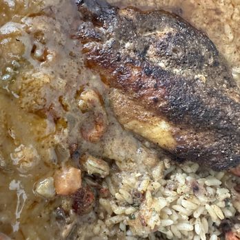 Dirty Cajun Seafood Kitchen - Look at that shimmery gravy!!!!!!! - Cajun/Creole Near Me - Bedford, Texas