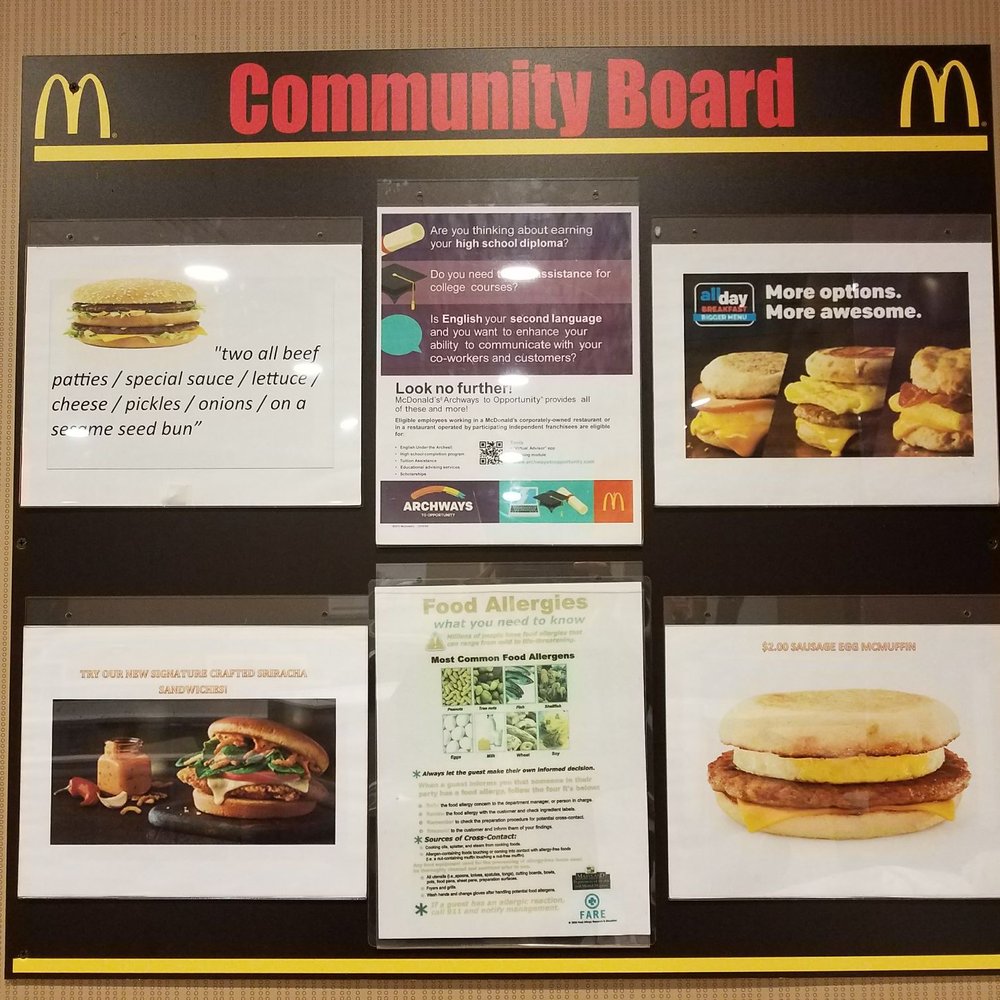 McDonald's - a menu for a sandwich - Burgers Near Me - Nottingham, Maryland McDonald's - a menu for a sandwich - Burgers Near Me - Nottingham, Maryland