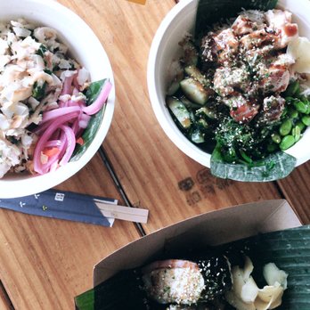 Barkada Edmonds - Chicken breast kelaguen, Hamachi Poke Boat, & Spam musubi - Filipino Near Me - Edmonds, Washington Barkada Edmonds - Chicken breast kelaguen, Hamachi Poke Boat, & Spam musubi - Filipino Near Me - Edmonds, Washington