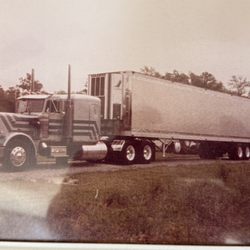 My Uncle Jimmy's Peterbilt 359. I looked up to him so much growing up!