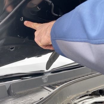 Wyatt Ford - More drill holes from repairs - Car Dealers Near Me - Manistee, Michigan