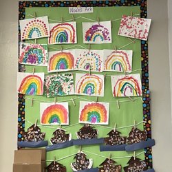 Art done by our preschool class.