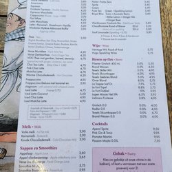 Bakker Suikerbuik - Menu