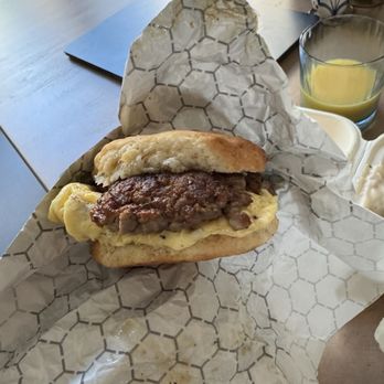 Goodfriend Package - Sausage breakfast biscuit - American Near Me - Dallas, Texas Goodfriend Package - Sausage breakfast biscuit - American Near Me - Dallas, Texas