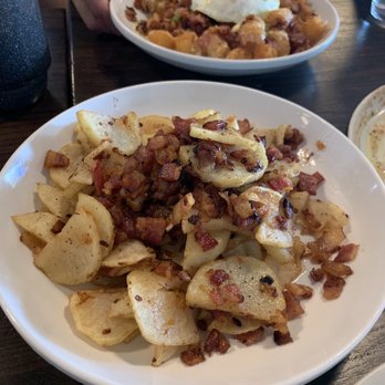 Our Nest - "Breakfast Nachos" with breakfast potatoes (other options: tater tots or chips) - Breakfast & Brunch Near Me - Fullerton, California Our Nest - "Breakfast Nachos" with breakfast potatoes (other options: tater tots or chips) - Breakfast & Brunch Near Me - Fullerton, California