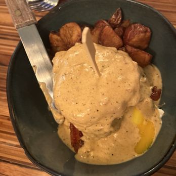 Cast Iron Kitchen - Dirty Biscuit; yummy and rib sticking - Southern Near Me - Wilmington, North Carolina
