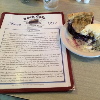 Park Cafe - Huckleberry Pie - American Near Me - Saint Mary, Montana Park Cafe - Huckleberry Pie - American Near Me - Saint Mary, Montana
