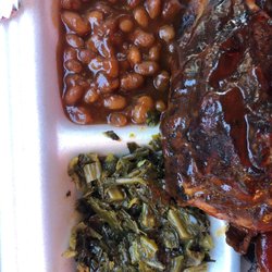 Mr. B's Real Grill BBQ - Collard green and beans