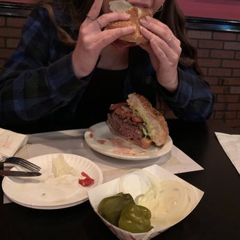 Krug's Tavern - Bacon cheeseburger, medium rare - Dive Bars Near Me - Newark, New Jersey Krug's Tavern - Bacon cheeseburger, medium rare - Dive Bars Near Me - Newark, New Jersey