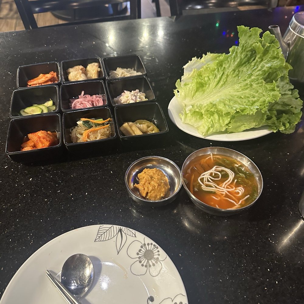 Jong Ga House - They start your lunch special like this ! Under $20 asked for side lettuce. - Korean Near Me - Oakland, California Jong Ga House - They start your lunch special like this ! Under $20 asked for side lettuce. - Korean Near Me - Oakland, California