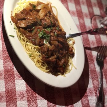 Miceli's Italian Restaurant - Spaghetti Caruso - Chicken livers... YUM! - Italian Near Me - Los Angeles, California Miceli's Italian Restaurant - Spaghetti Caruso - Chicken livers... YUM! - Italian Near Me - Los Angeles, California