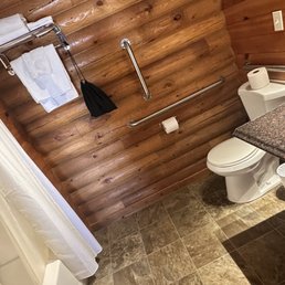Bathroom-it smells so good! I don't know what spray or air freshener or what they use, but it was heavenly Bathroom-it smells so good! I don't know what spray or air freshener or what they use, but it was heavenly