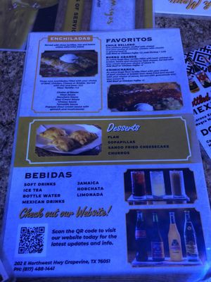 Menu photo 1 Los Amigos Grapevine, TX