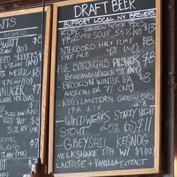 The Brazen Head - Menu 1/16/23 - drafts