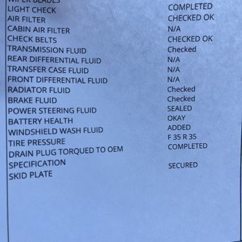 Castrol Premium Lube Express - Everything I got done to my vehicle. - Oil Change Stations Near Me - Victorville, California Castrol Premium Lube Express - Everything I got done to my vehicle. - Oil Change Stations Near Me - Victorville, California