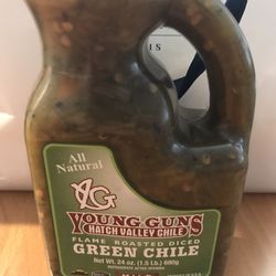 Young Guns Produce - Flame Roasted Diced Mild Green Chile